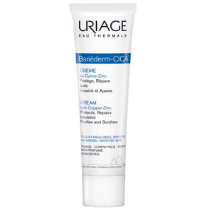 Uriage Bariederm Cica-Cream | Face and Body Cream that Protects & Repairs Irritated