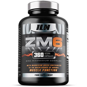 ZM6 - High Strength Zinc Magnesium Supplement - Zinc & Magnesium for Muscle Function