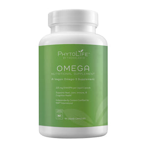 Theralogix PhytoLife Omega - 90-Day Supply - Vegan Algae Omega-3 Supplement