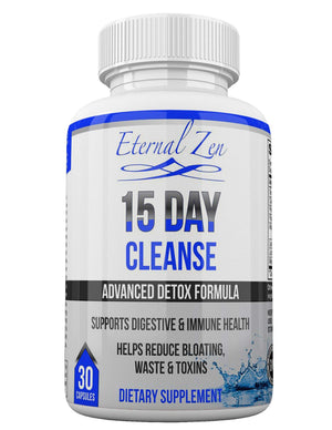 Eternal Zen 15 Day Colon Cleanser Detox with Extra Strength Herbs, Senna is a Fast Acting
