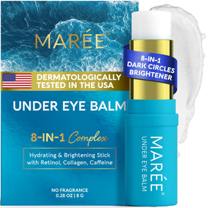 MAREE Under Eye Balm Stick - Portable Anti-Aging Treatment with Retinol and Caffeine