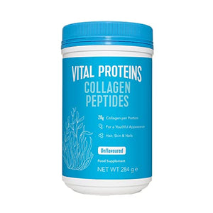 Collagen Supplements, Vital Proteins Hydrolyzed Collagen Peptides Powder (Type I, III) - Unflavored 284g Canister