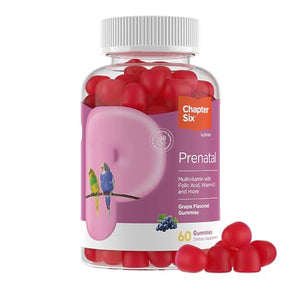 Zahler Chapter Six Prenatal Multivitamin with Folic Acid, Vitamin D and More