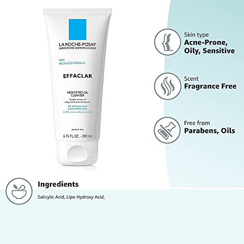 La Roche Posay Effaclar 2% Salicylic Acid Acne Gel Cleanser