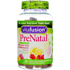 VitaFusion PreNatal Gummies, 90 Count (Pack of 4)