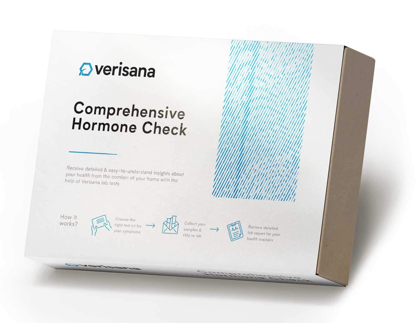 Comprehensive Hormone Test for Women and Men – Testing Kit for 8 Hormone Readings