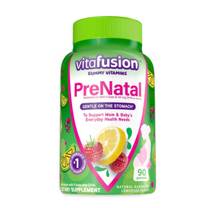 Convergence PreNatal Gummy Vitamins, Raspberry Lemonade Flavored, Pregnancy Vitamins for Women