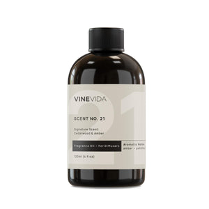 VINEVIDA [4 Fl Oz] Cedarwood & Amber Fragrance Oil for Cold Air Diffusers, Essential Oils