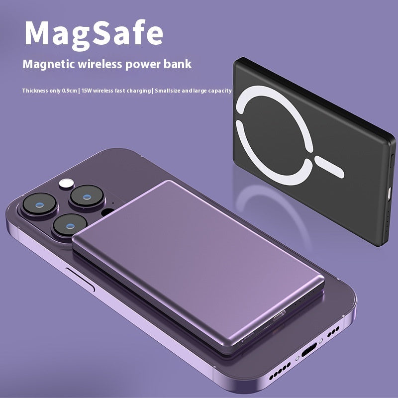 Ultra-Thin Magnetic Power Bank – 9mm Slim Portable Charger