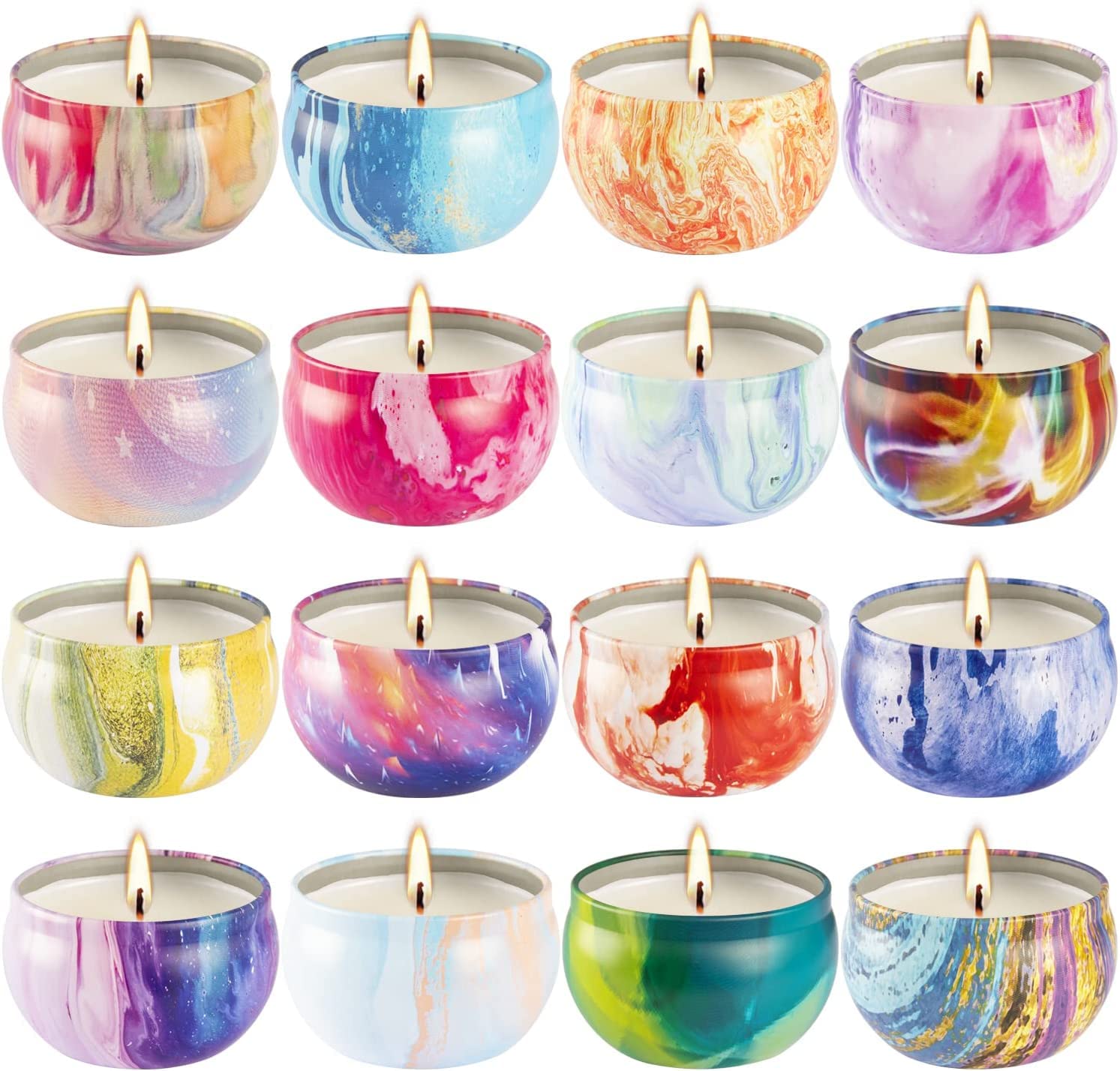 Scented Candles Aromatherapy Candles for Stress Relief,Soy Wax Candles Gifts for Women