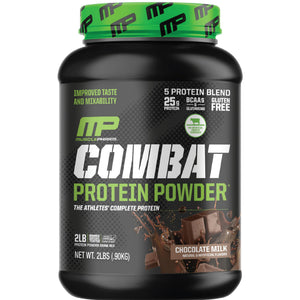 Muscle Pharm Combat Protein Powder, Fuels Muscles for Productive Workouts, 5 Protein 