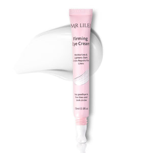 Mrlilei Beauty Firming Eye Cream Tube 15ml - Hyaluronic Acid & Fragrance-Free Formula