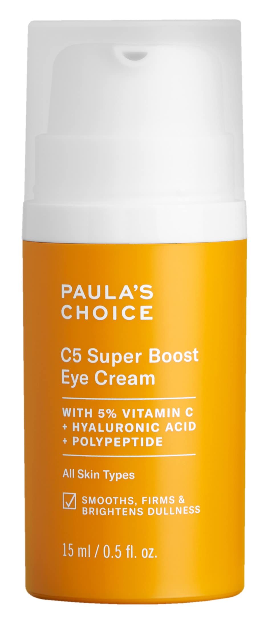 Paula’s Choice C5 Super Boost Eye Cream Bottle - 5% Vitamin C and Peptides Formula