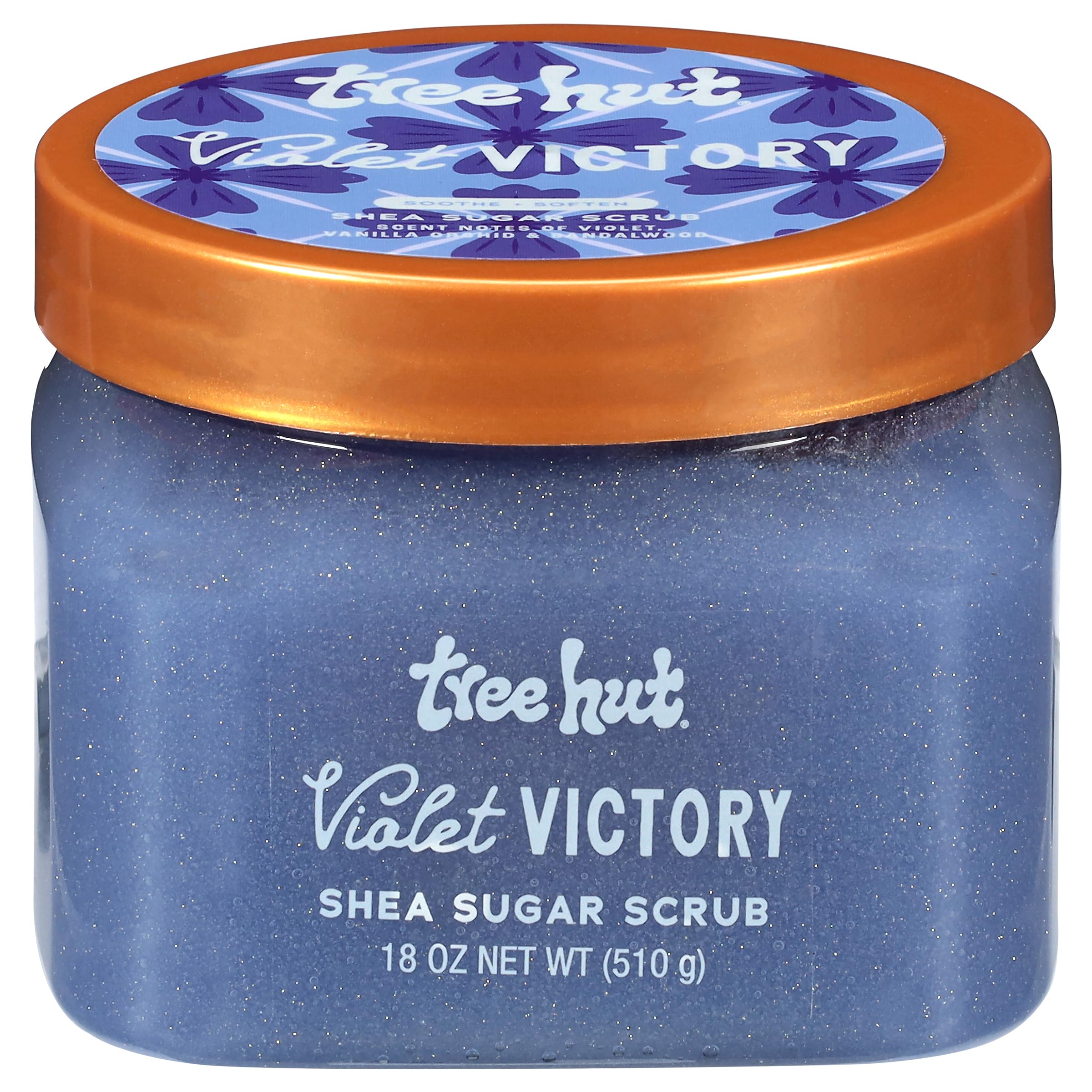 Tree Hut Violet Victory Shea Sugar Body Scrub 18 oz jar